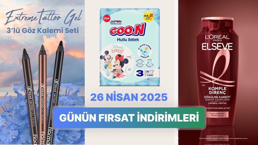 Fırsat İndirimleri Olan Markalar, 26 Nisan 2025