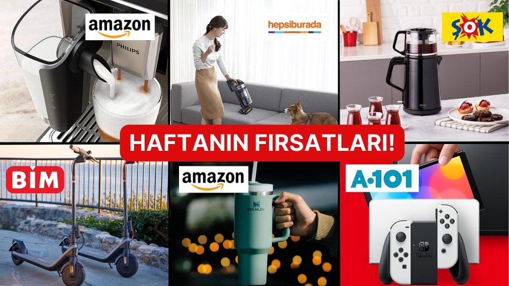 Haftanın Tüm İndirimleri Burada! Hepsiburada’dan Amazon’a Dikkat Çeken İndirimler ve Aktüel Katalogları