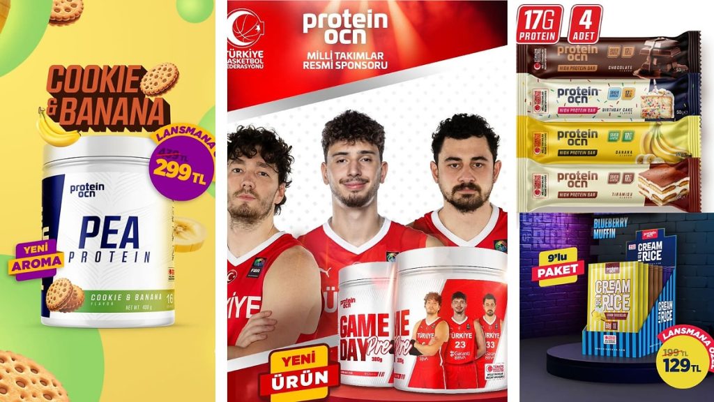 Protein Tozu ve Barı Proteinocn Lansman İndirimi