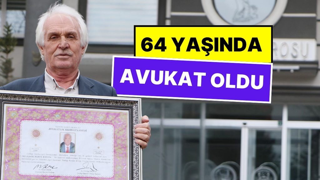 64 Yaşında Avukat Oldu – Onedio