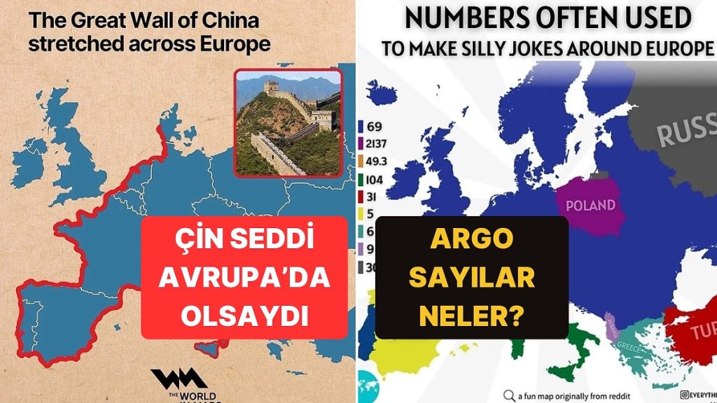 Kimsenin Görmediği İlginç Haritalar! – Onedio