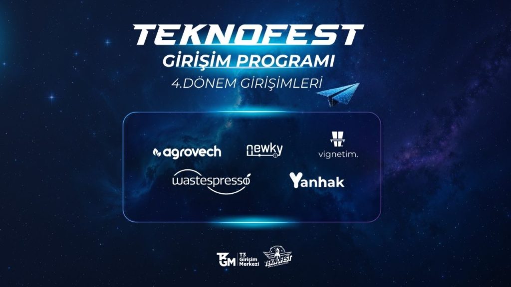 TEKNOFEST Girişim Programı’nın 4. dönemine seçilen 5 girişim