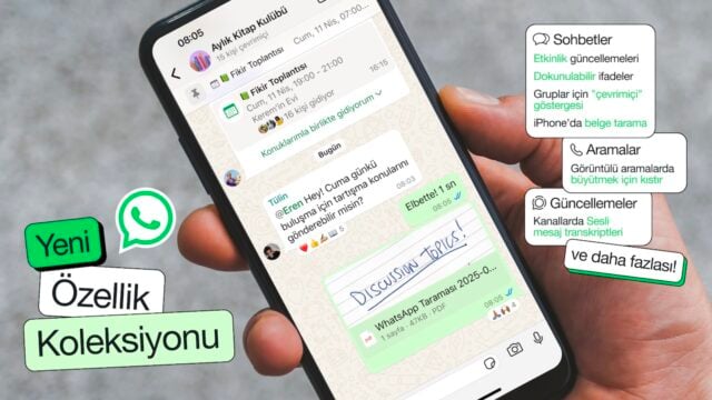 WhatsApp, Kanallar ve Grup Sohbetleri için Güncellemeler Yaptı