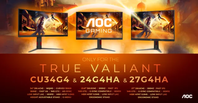 4K 160 Hz ve 1080p 320 Hz Destekli Dual-Frame Monitör: AOC GAMING U27G4R
