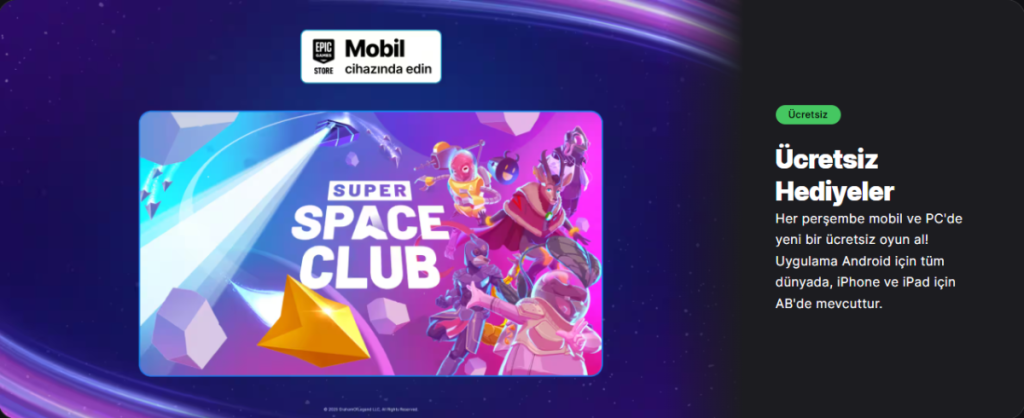 Ücretsiz Mobil Epic Games Store Oyunu (1 Mayıs)