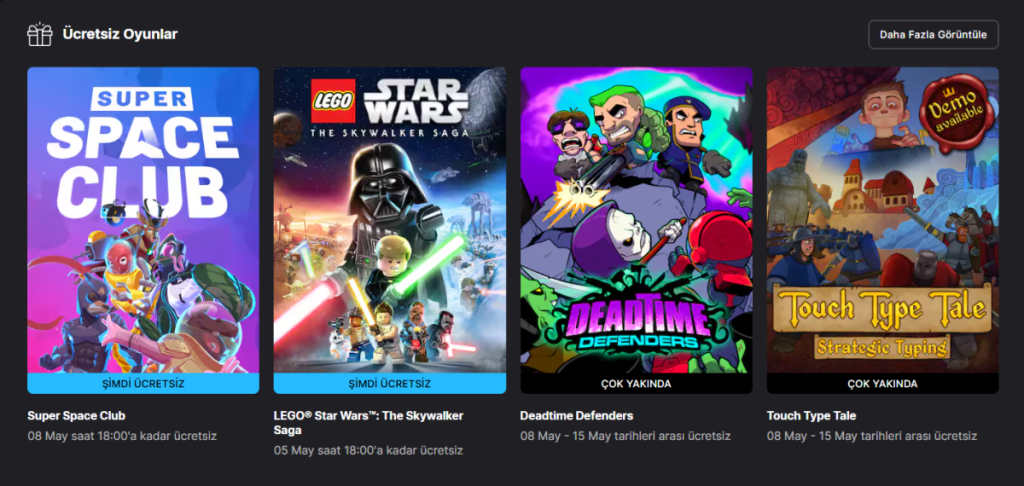 Epic Games Store Star Wars Gününe Özel Ücretsiz Oyun Veriyor!
