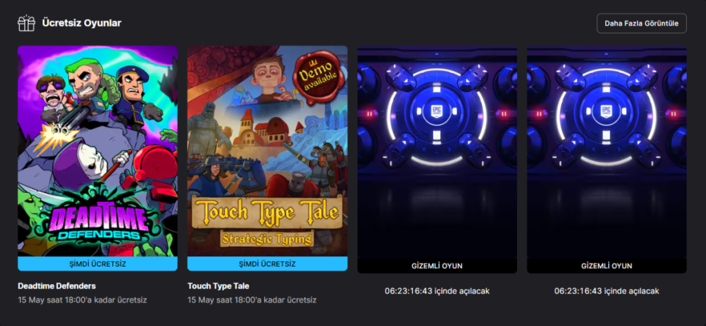 Haftanın Ücretsiz Epic Games Store Oyunları (8 Mayıs)