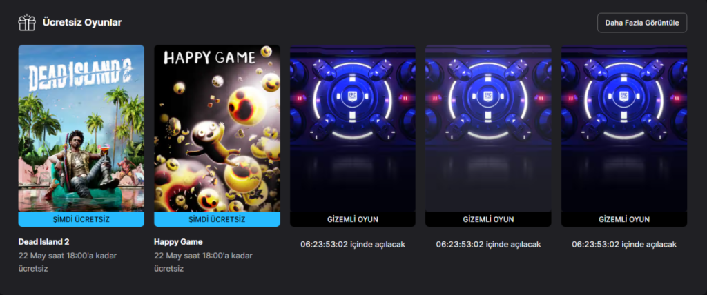 Haftanın Ücretsiz Epic Games Store Oyunları (15 Mayıs)