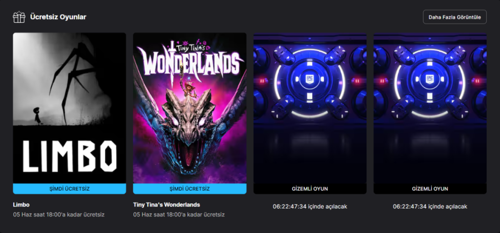Haftanın Ücretsiz Epic Games Store Oyunları (29 Mayıs)