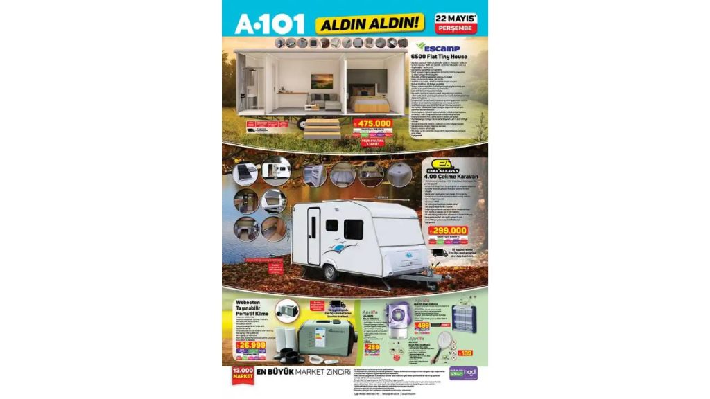 A101, bir kez daha karavan satıyor: İşte fiyatı