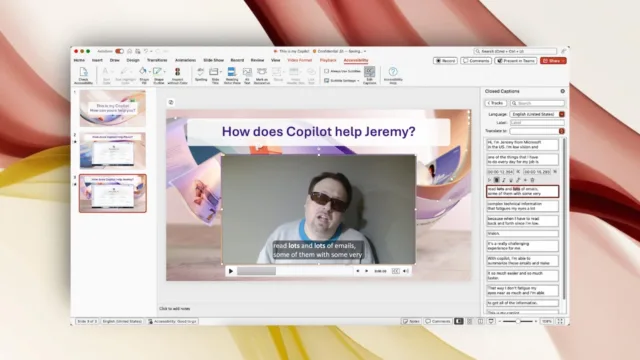 PowerPoint Mac Sürümünde Kullanıcılar Artık Konuşma Tanıma ile Altyazı Oluşturabilecek
