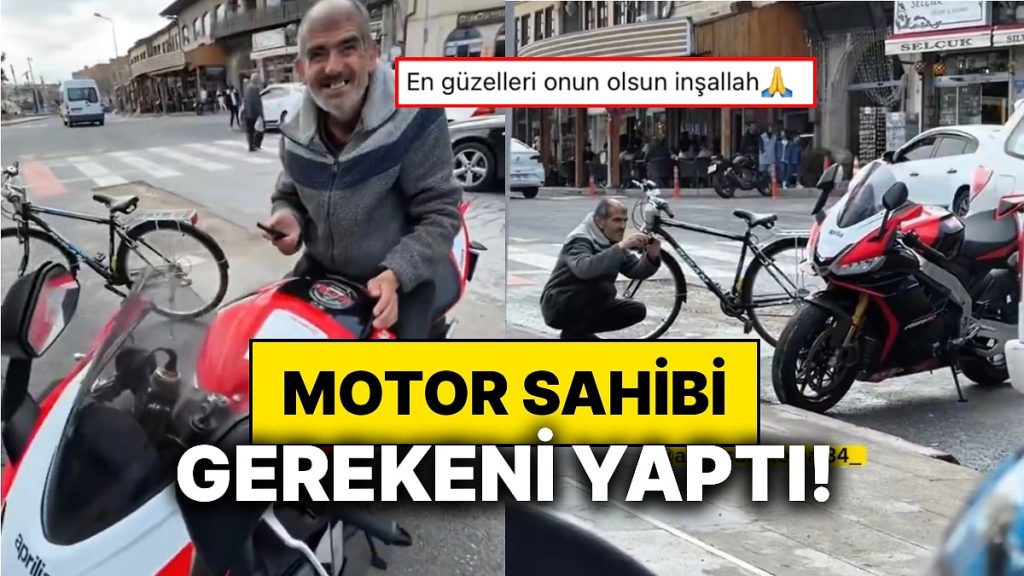 Hayalindeki Motor ile Poz Verdi: İçimizi Burktu