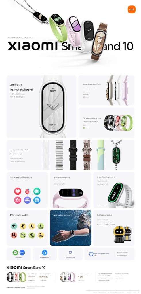 Xiaomi Mi Band 10 tanıtıldı: Bu fiyata bu özellikler!
