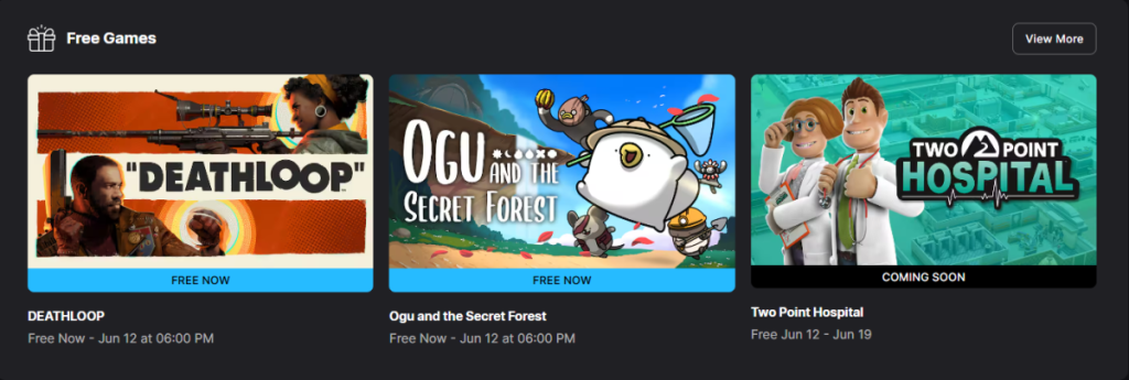 Haftanın Ücretsiz Epic Games Store Oyunları (5 Haziran)