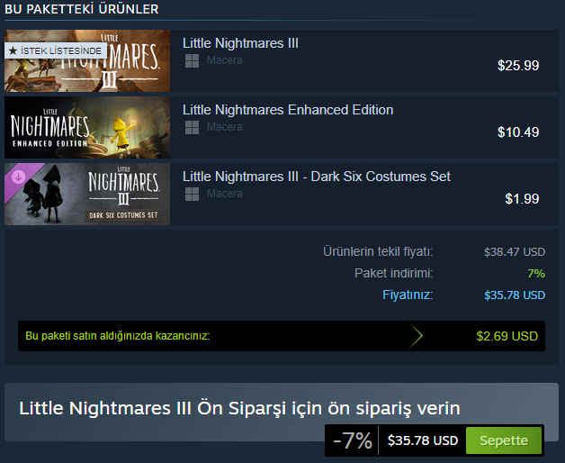 Little Nightmares Enhanced Edition Duyuruldu: Üçüncü Oyunla Geliyor