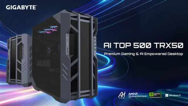 GIGABYTE, AI TOP 500 TRX50’yi Tanıttı: Masaüstü Yapay Zeka Gücü