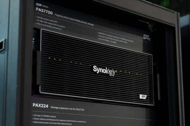 Synology, Kritik Kurumsal İş Yükleri için Aktif-Aktif NVMe Depolama Çözümü PAS7700’ü Duyurdu