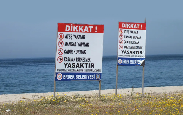 Balıkesir Kapıdağ Yarımadası’nda Çadır Ve Karavan Yasağı