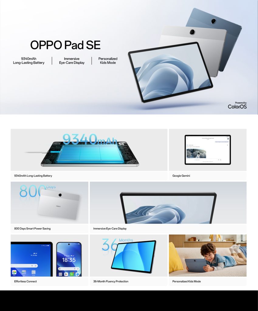 Oppo Pad SE özellikleri ve fiyatı