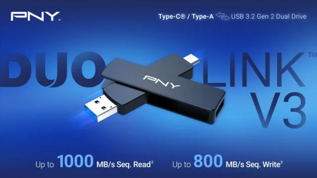 PNY, Yüksek Hızlı DUO LINK V3 Flaş Diskini Tanıttı