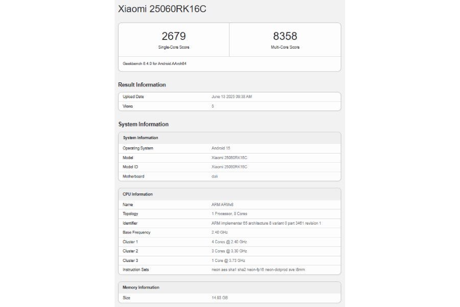 Redmi K80 Ultra Geekbench’te görüntülendi