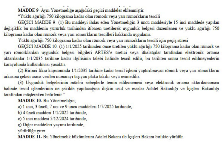 Karavan Sahiplerini İlgilendiren Düzenleme 1 Temmuz 2025’den İtibaren Yürürlüğe Girdi