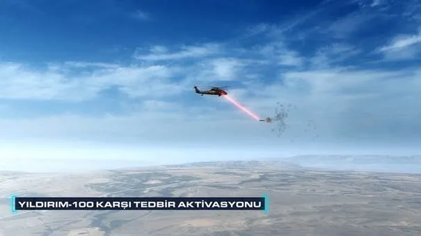 ASELSAN, YILDIRIM-100 Yönlendirilmiş Kızılötesi Karşı Tedbir (DIRCM) Sistemi’ni Test Etti