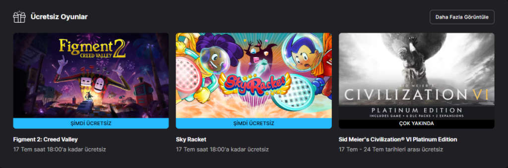 Haftanın Ücretsiz Epic Games Store Oyunları (10 Temmuz)