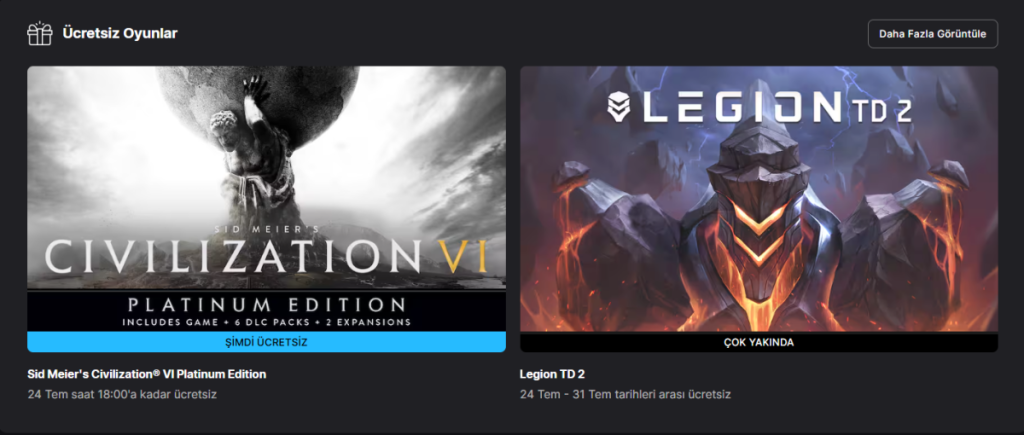 Haftanın Ücretsiz Epic Games Store Oyunu (17 Temmuz)