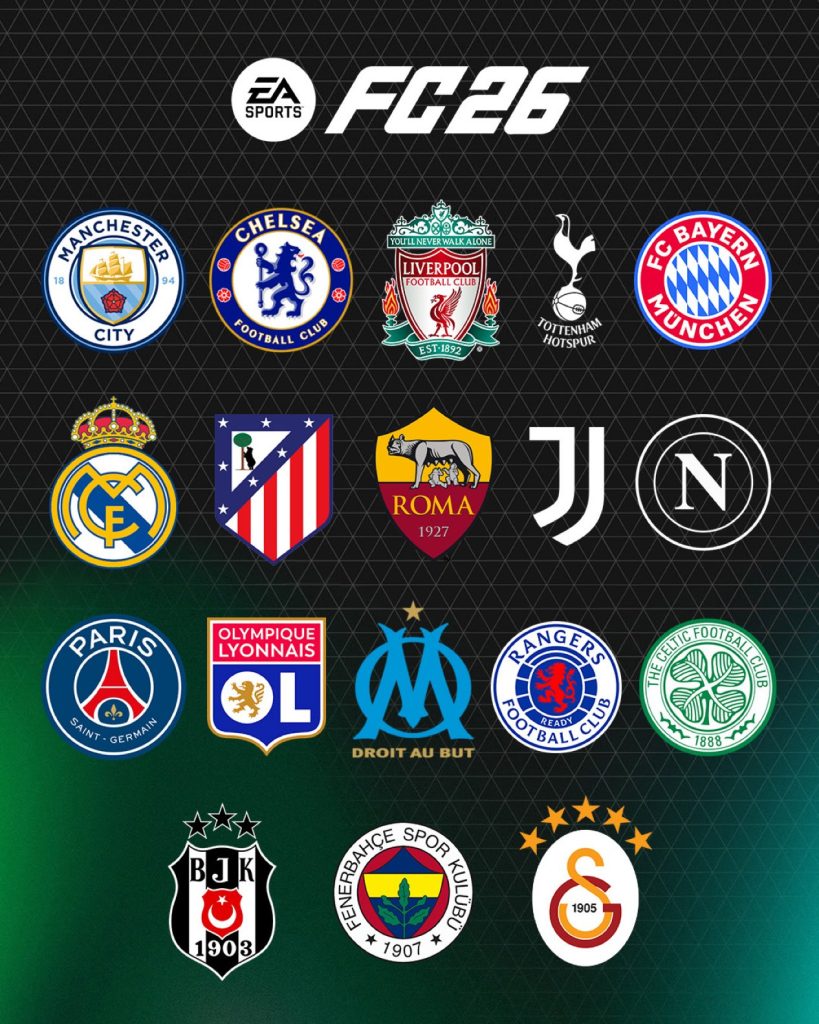 EA FC 26 partner takımları açıklandı! İşte listedeki Türk takımları!