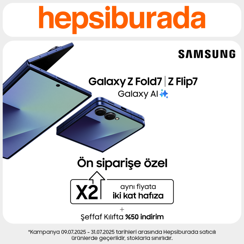 Samsung Galaxy Z Flip7 ve Fold7 ön siparişe açıldı