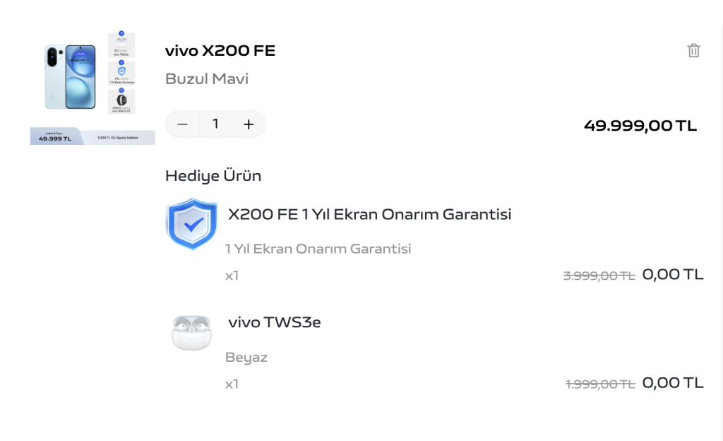vivo X200 FE Türkiye’ye geldi: İşte fiyatı!