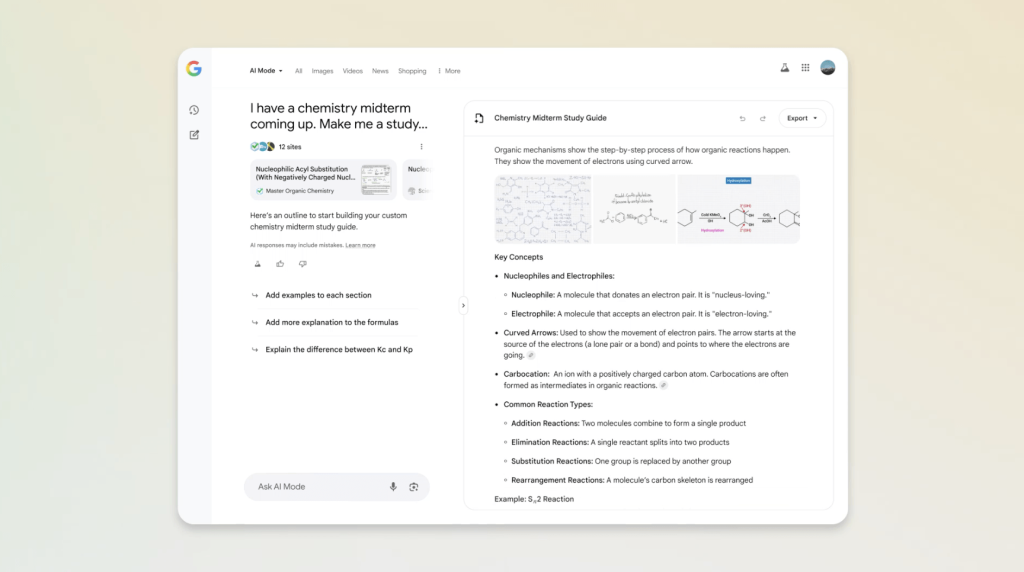 Google, Yapay Zeka Modu’na görsel ve PDF yükleme desteği getiriyor