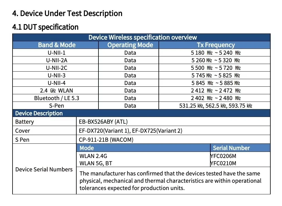 Galaxy Tab S10 Lite, FCC’de göründü ve pil ayrıntıları belli oldu