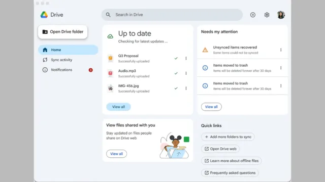 Google Drive Masaüstü Uygulaması için Yeni Kullanıcı Arayüzü ve Yeni Özellikler Geliyor