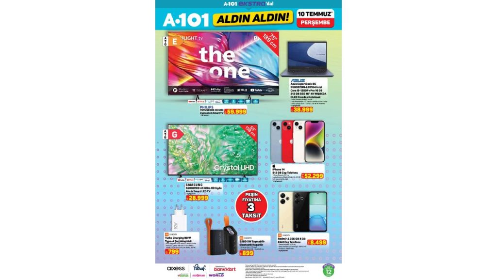 A101, Redmi 13 ve iPhone 14 satıyor