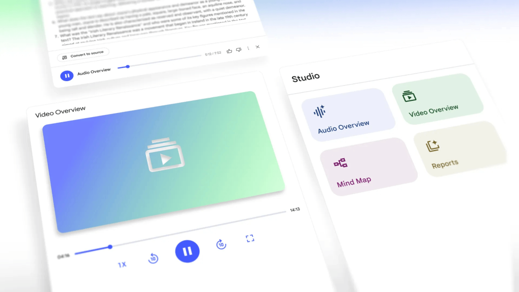 NotebookLM, yapay zeka destekli sunumlar hazırlayabilecek
