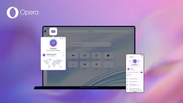 Opera Pro VPN Yeni Protokol ve Konumlar Sunuyor