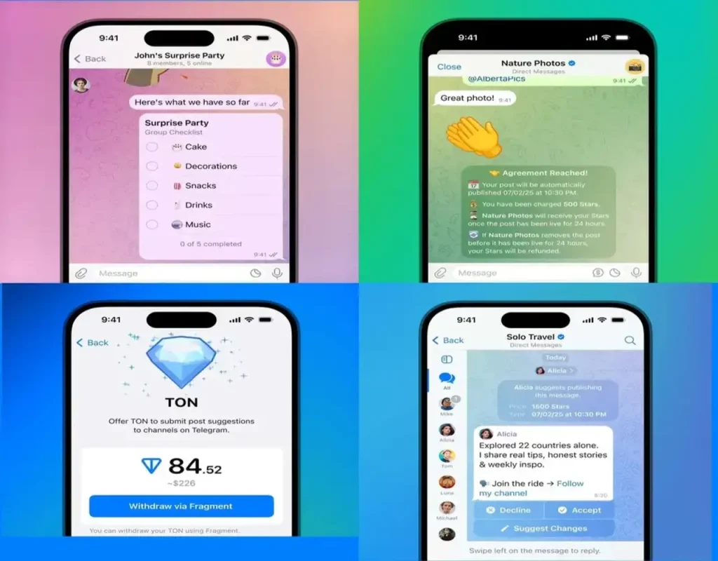 Telegram, yeni özellikleri kullanıma sundu!