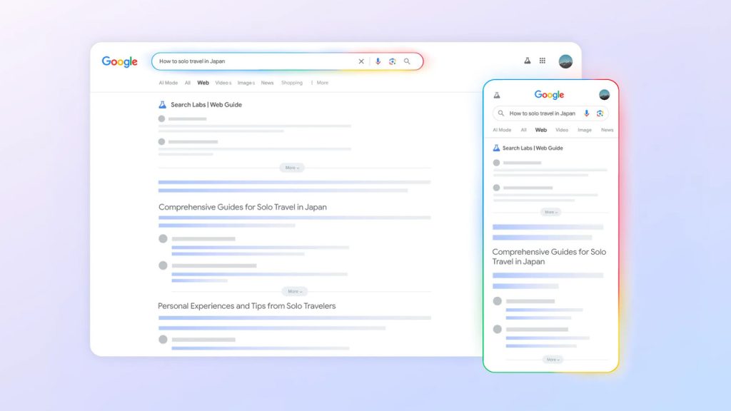 Google arama motoru deneyimini değiştiriyor