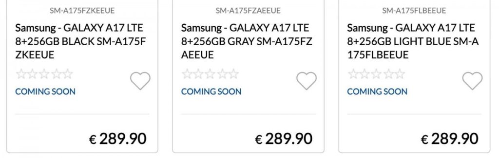 Galaxy A17’nin fiyatı ortaya çıktı