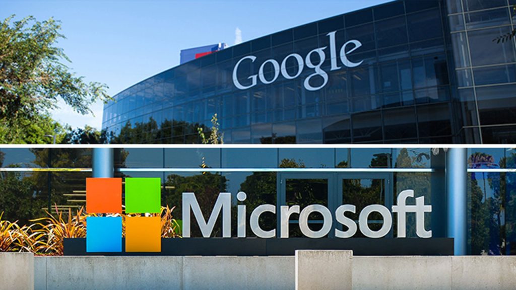 Microsoft ile Google birbirine girdi
