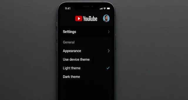 YouTube Karanlık Mod iPhone’da nasıl açılır?