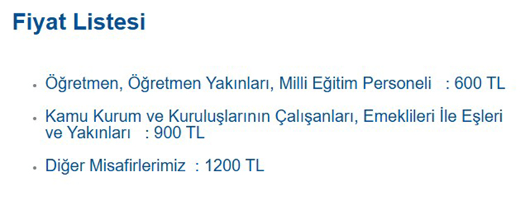 Antalya Öğretmenevleri 2025 Konaklama Fiyatları Ve İletişim Bilgileri