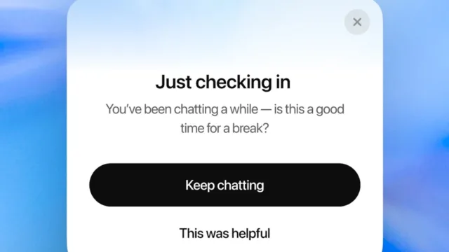ChatGPT Zihinsel Sağlığınızı Önemseyerek Ara Verilmesini Hatırlatacak