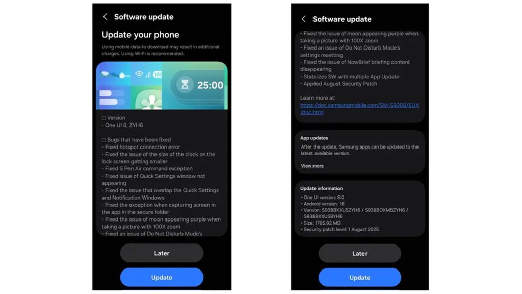 Galaxy S25 serisi için One UI 8 Beta 5 yayınlandı!