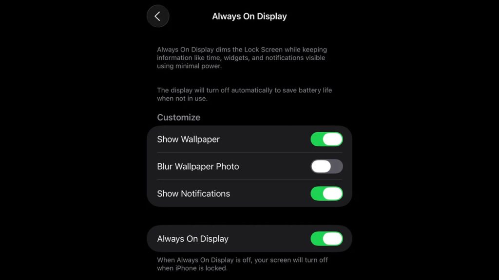 iOS 26 ile Always On Display değişiyor!