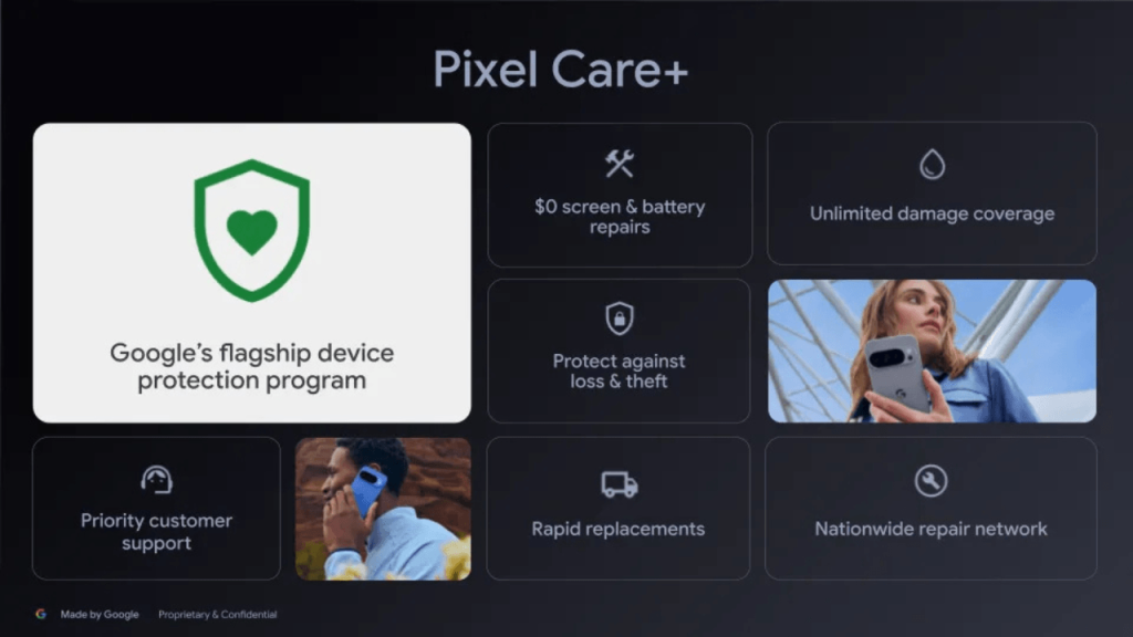 Google, Pixel Care+ adlı cihaz koruma programını duyurdu