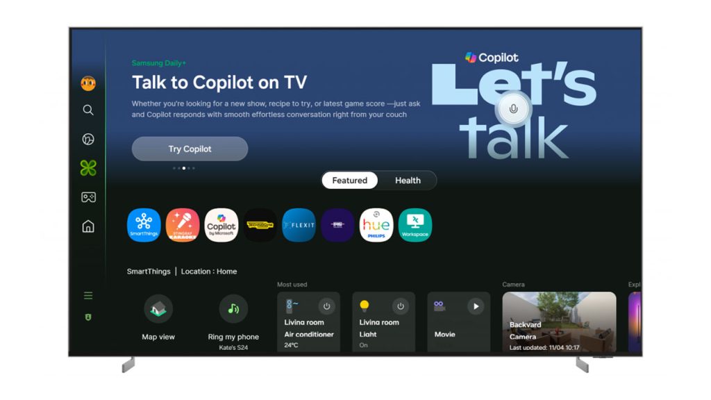 Samsung, televizyonlara Microsoft Copilot desteği getiriyor!
