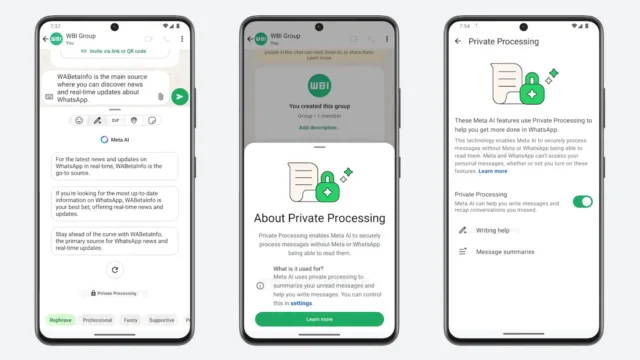 WhatsApp beta Yazma Yardımı özelliğini test ediyor